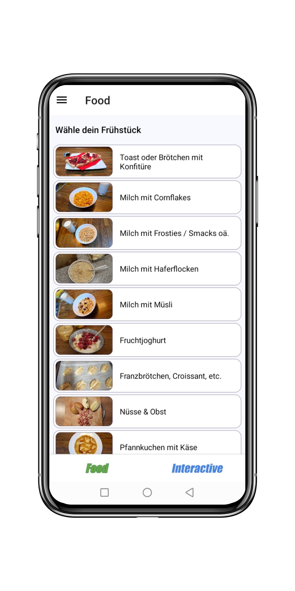 Startbildschirm App